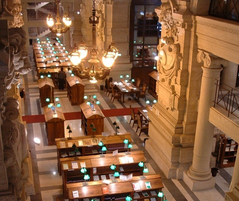 Interno della Biblioteca centrale giuridica del "Palazzaccio"