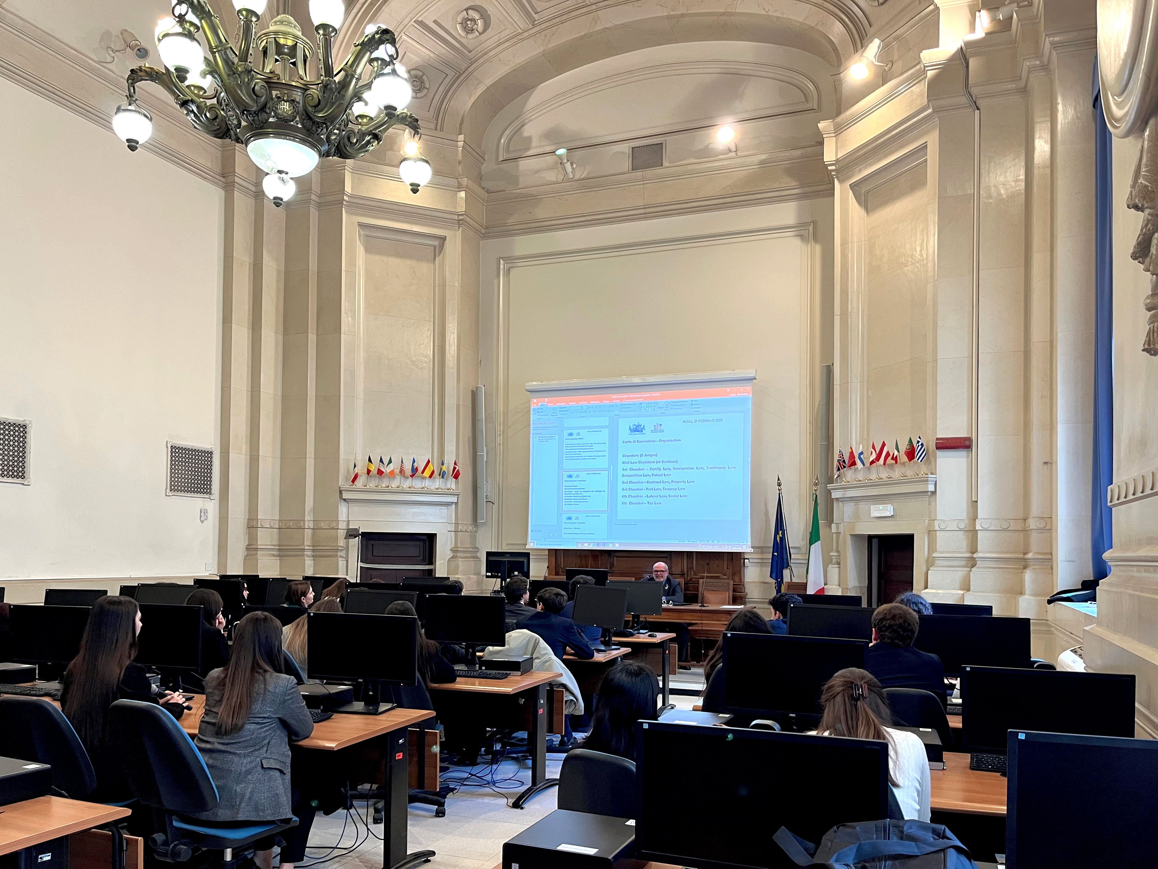 Visita Delegazione studenti ELSA Roma