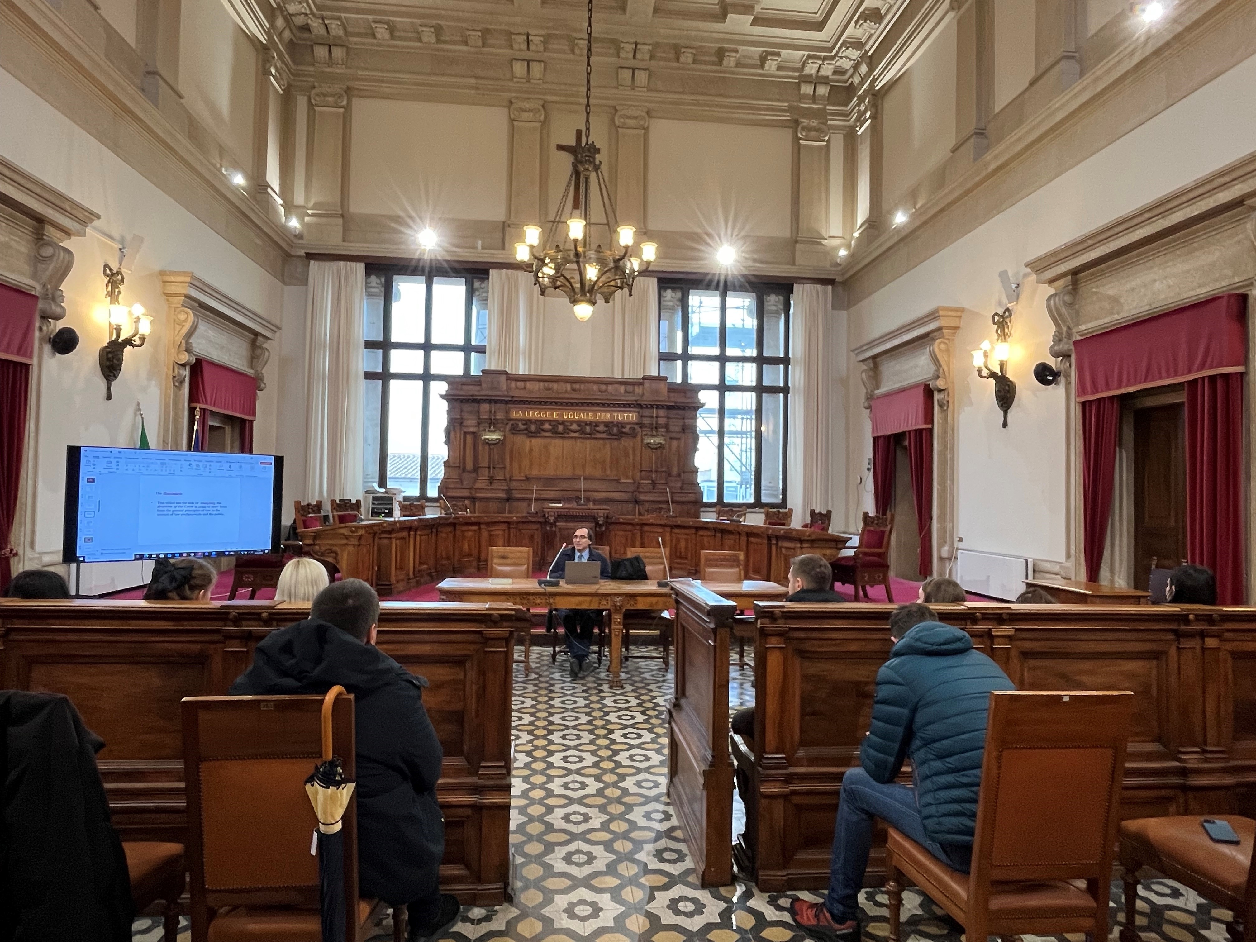 Visita studenti Universit&agrave; Sapientia